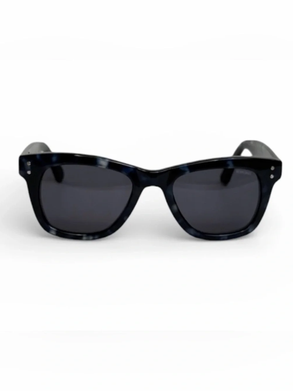 Komono Men's Sunglasses in Black Tortoiseshell with Dark Lenses